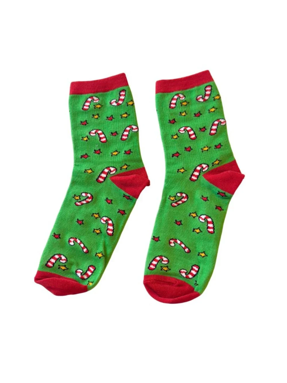 Christmas Socks Womens One Size 5 Pair Festive Holiday Bundle Crew Novelty